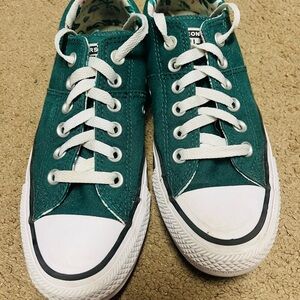 Converse Ladies Dark Green Sneakers